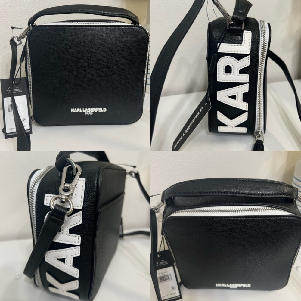 NWT Karl Lagerfeld Black Crossbody Bag